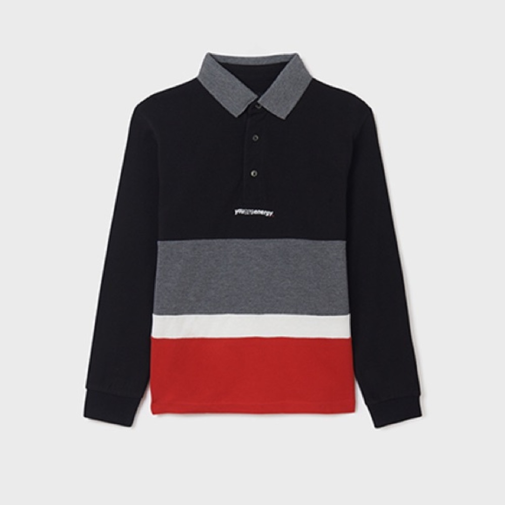 Mayoral Tricolor Kids Polo Shirt